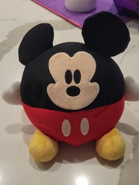 Disney Red Plush Toy with Yellow Accents - Disneyland/Walt Disney World Tag